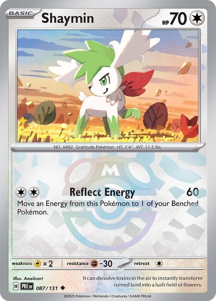 Image for Shaymin (Master Ball Pattern) (087/131) (PRE) - Pokemon