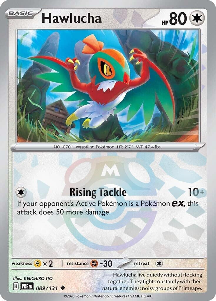 Image for Hawlucha (Master Ball Pattern) (089/131) (PRE) - Pokemon