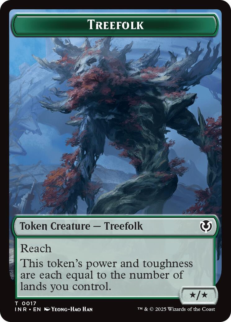 Image for Treefolk // Emblem - Wrenn and Seven Double-Sided Token (17 // 27) (Innistrad Remastered) (INR) - Magic: The Gathering