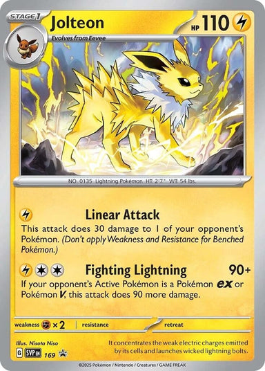 Image for Jolteon - 169 (169) (SVP) - Pokemon
