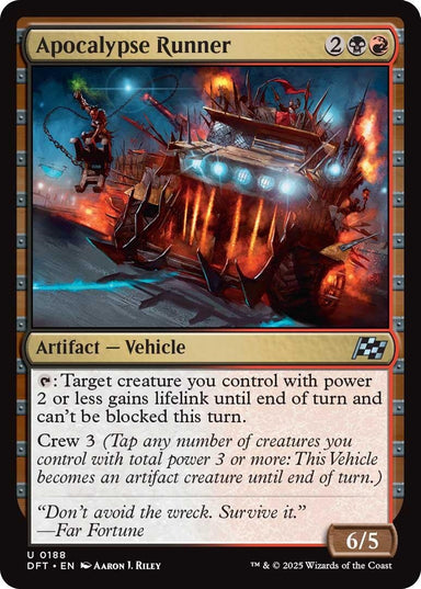 Image for Apocalypse Runner (188) (DFT) - Magic: The Gathering