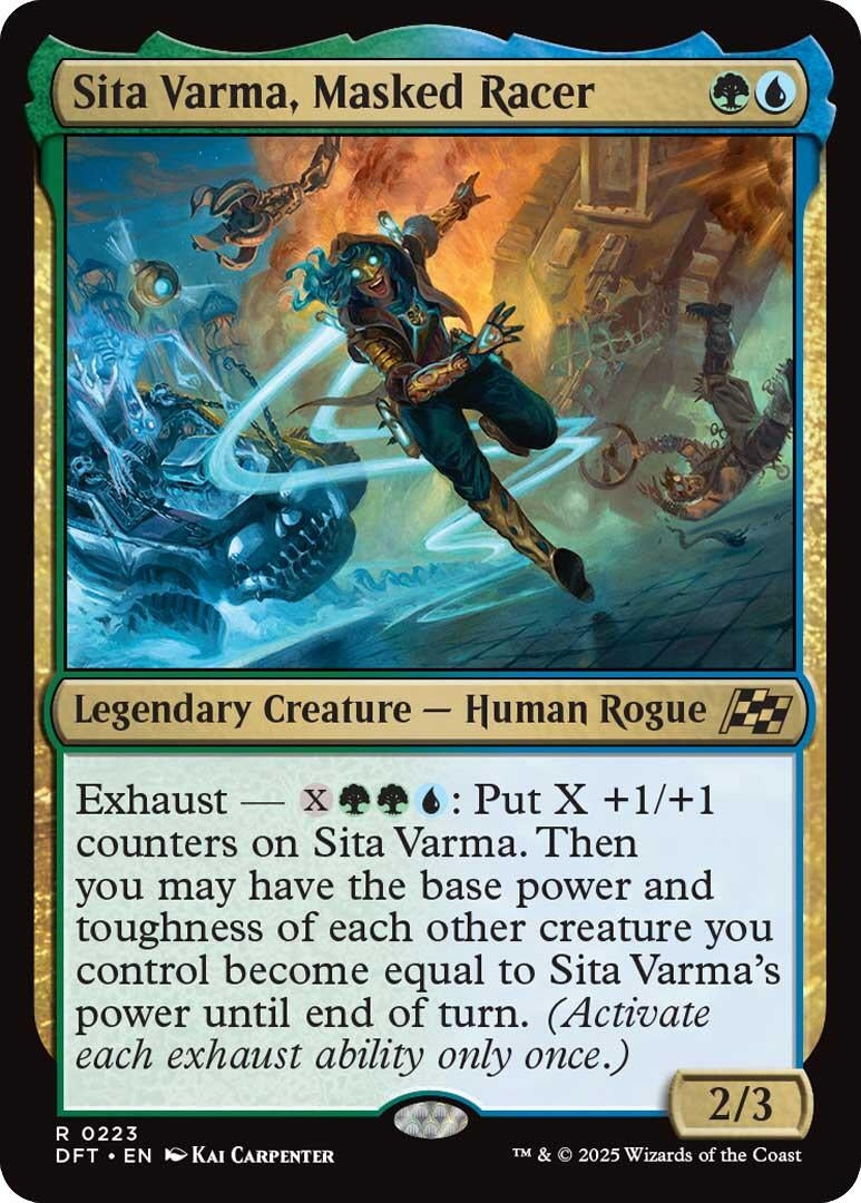 Image for Sita Varma, Masked Racer (223) (DFT) - Magic: The Gathering