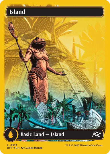 Image for Island (0513) (First-Place Foil) (513) (DFT) - Magic: The Gathering