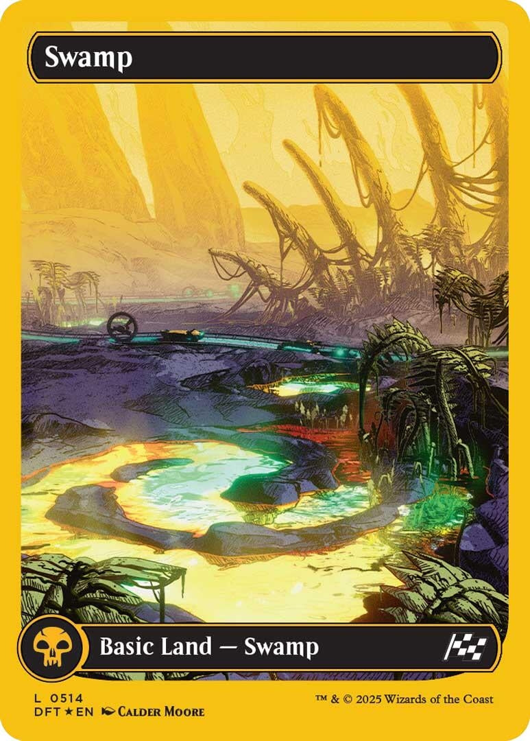 Image for Swamp (0514) (First-Place Foil) (514) (DFT) - Magic: The Gathering
