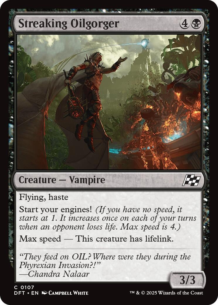 Image for Streaking Oilgorger (107) (DFT) - Magic: The Gathering