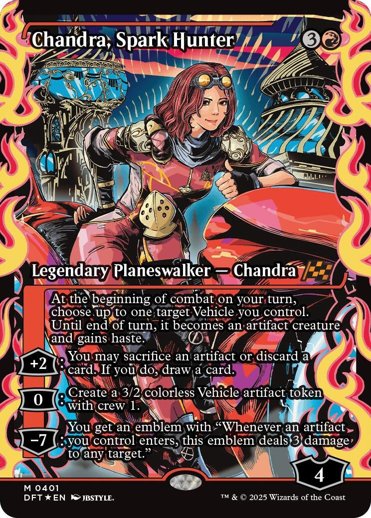 Image for Chandra, Spark Hunter (Showcase) (401) (DFT) - Magic: The Gathering