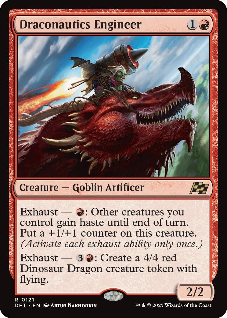 Image for Draconautics Engineer (121) (DFT) - Magic: The Gathering