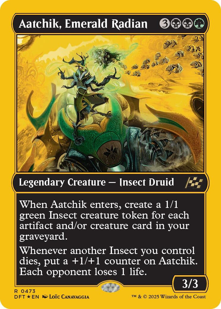 Image for Aatchik, Emerald Radian (First-Place Foil) (473) (DFT) - Magic: The Gathering
