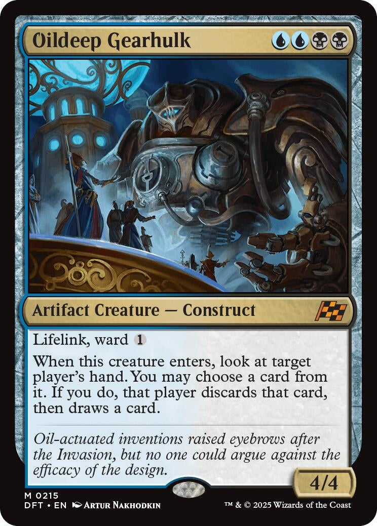 Image for Oildeep Gearhulk (215) (DFT) - Magic: The Gathering