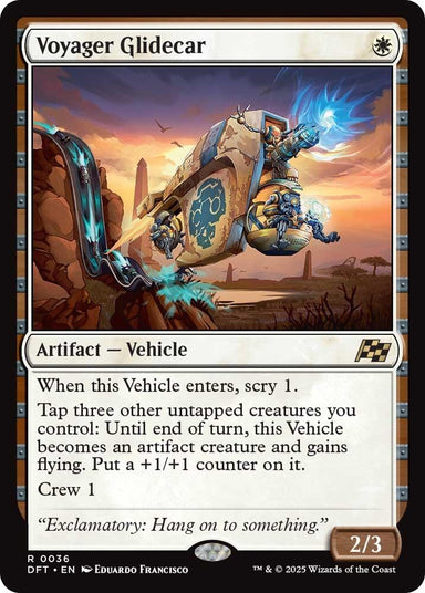 Image for Voyager Glidecar (36) (DFT) - Magic: The Gathering