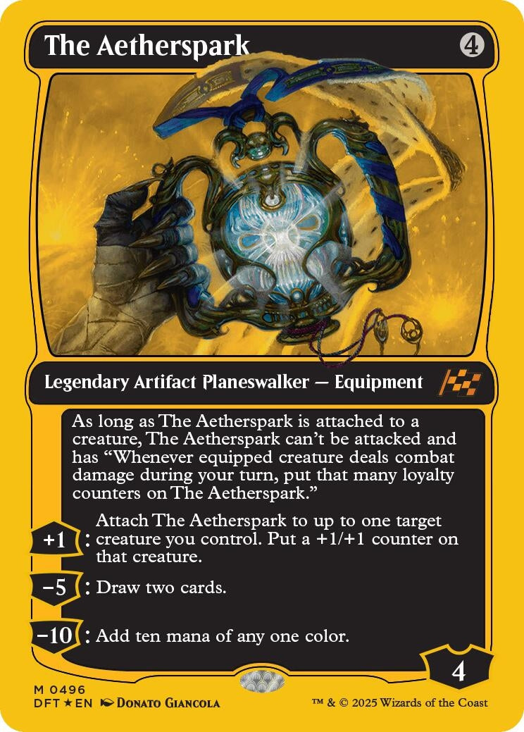 Image for The Aetherspark (First-Place Foil) (496) (DFT) - Magic: The Gathering