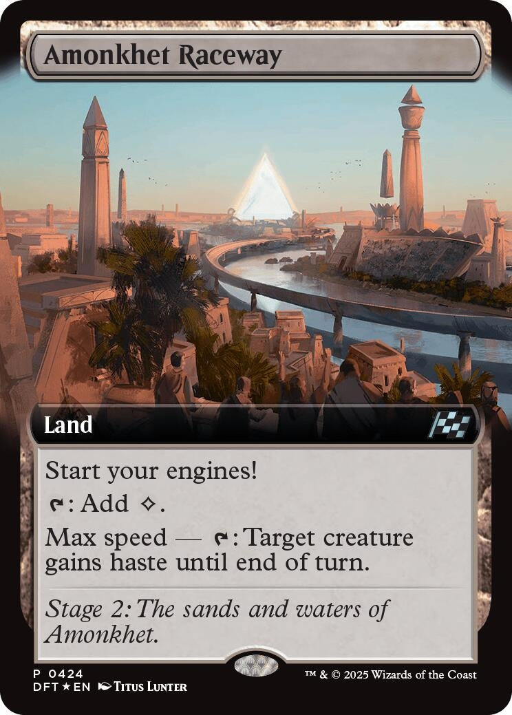 Image for Amonkhet Raceway (Extended Art) (424) (DFT) - Magic: The Gathering
