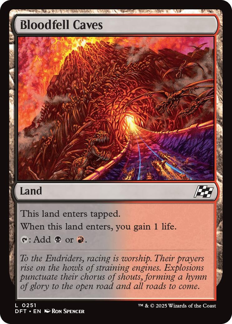 Image for Bloodfell Caves (251) (DFT) - Magic: The Gathering