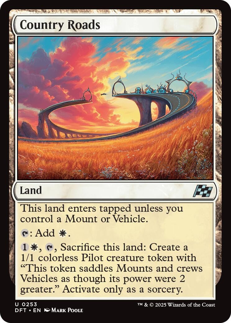 Image for Country Roads (253) (DFT) - Magic: The Gathering