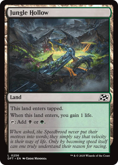 Image for Jungle Hollow (256) (DFT) - Magic: The Gathering