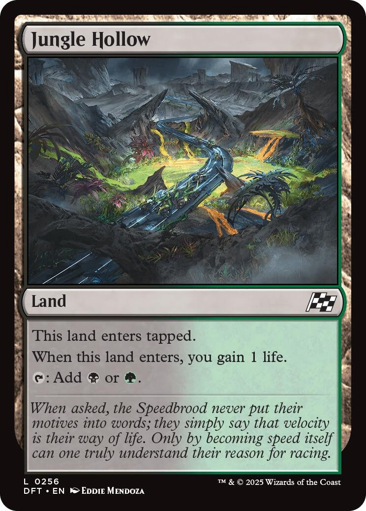 Image for Jungle Hollow (256) (DFT) - Magic: The Gathering
