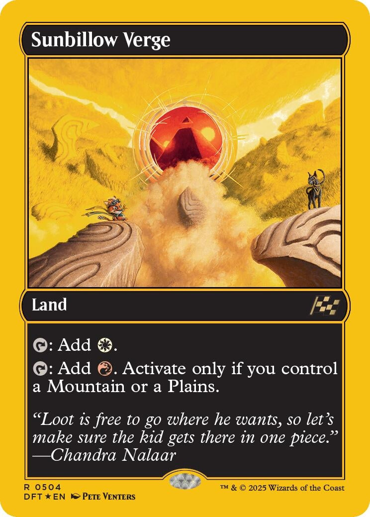 Image for Sunbillow Verge (First-Place Foil) (504) (DFT) - Magic: The Gathering