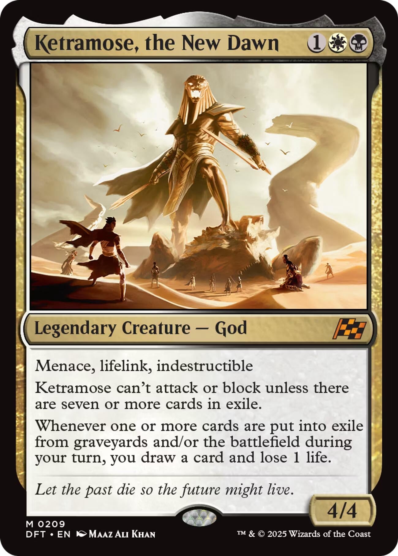 Image for Ketramose, the New Dawn (209) (DFT) - Magic: The Gathering