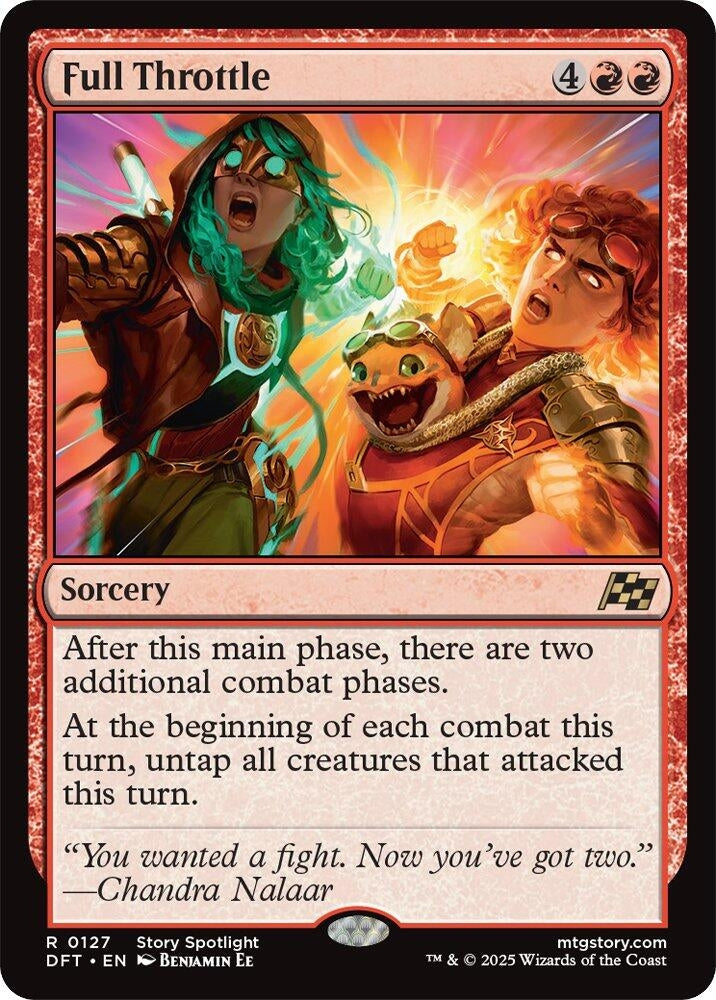 Image for Full Throttle (127) (DFT) - Magic: The Gathering