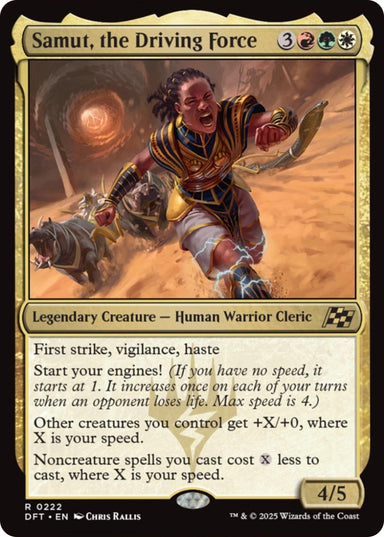 Image for Samut, the Driving Force (222) (DFT) - Magic: The Gathering