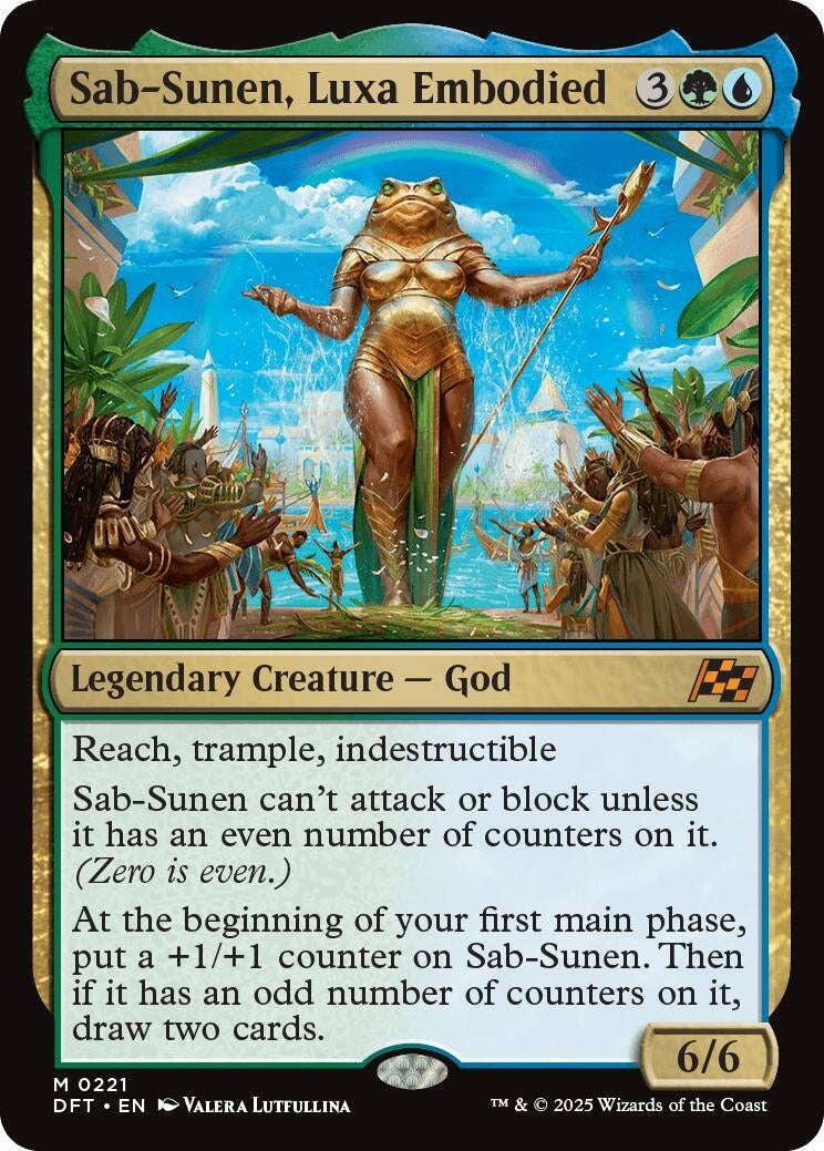 Image for Sab-Sunen, Luxa Embodied (221) (DFT) - Magic: The Gathering