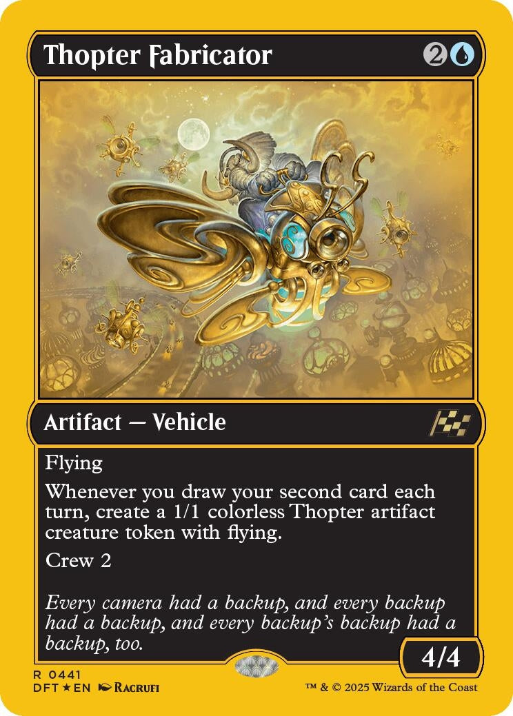 Image for Thopter Fabricator (First-Place Foil) (441) (DFT) - Magic: The Gathering
