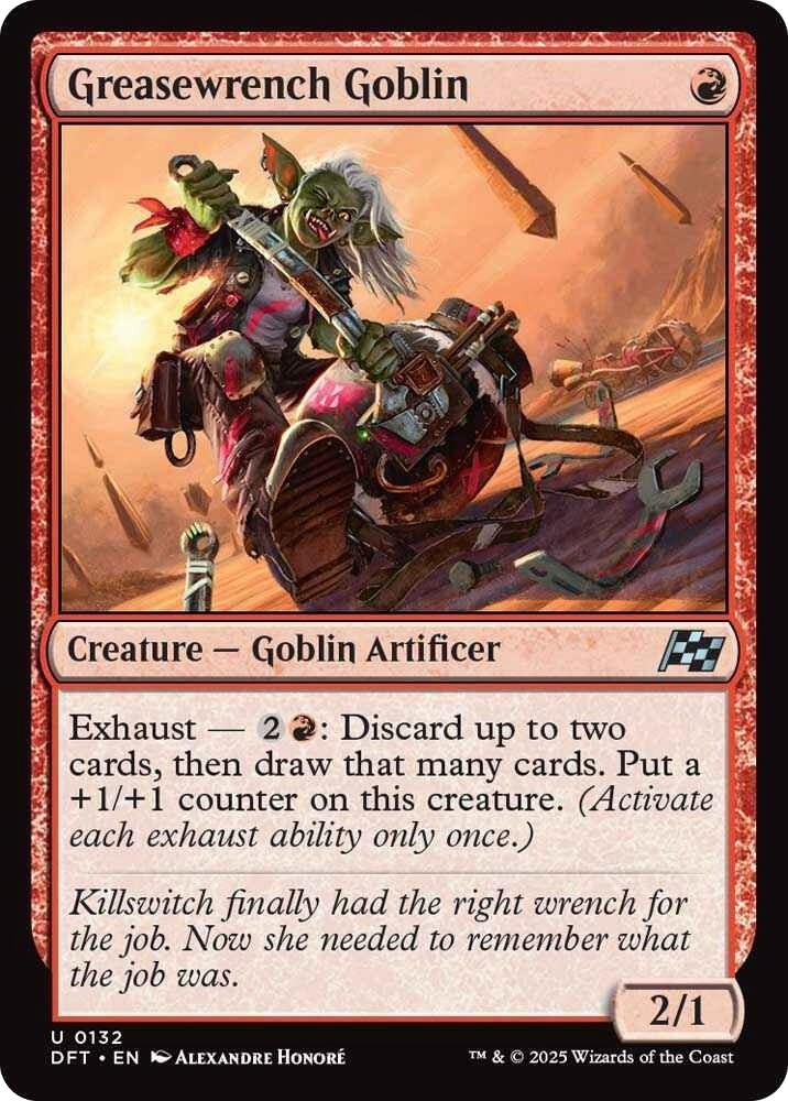 Image for Greasewrench Goblin (132) (DFT) - Magic: The Gathering