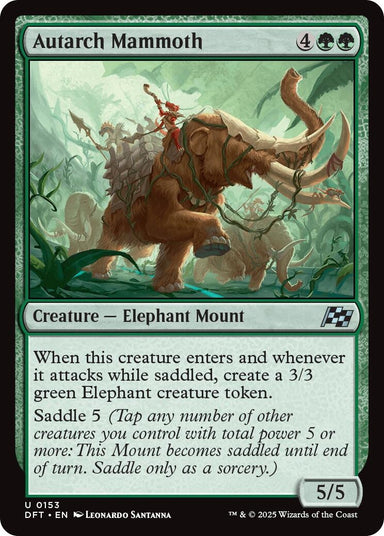 Image for Autarch Mammoth (153) (DFT) - Magic: The Gathering