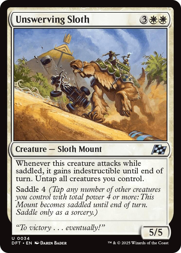 Image for Unswerving Sloth (34) (DFT) - Magic: The Gathering