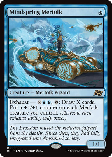 Image for Mindspring Merfolk (51) (DFT) - Magic: The Gathering