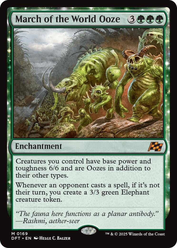 Image for March of the World Ooze (169) (DFT) - Magic: The Gathering