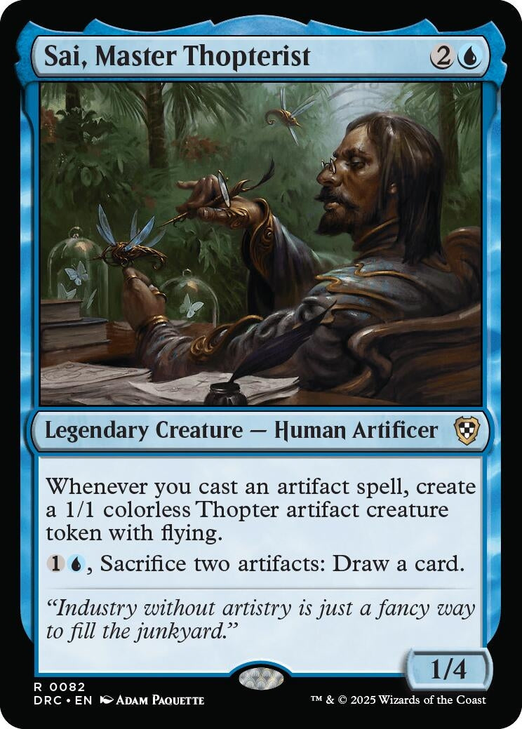 Image for Sai, Master Thopterist (82) - Magic: The Gathering