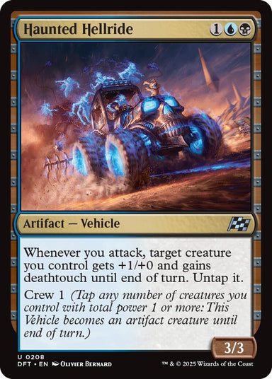 Image for Haunted Hellride (208) (DFT) - Magic: The Gathering