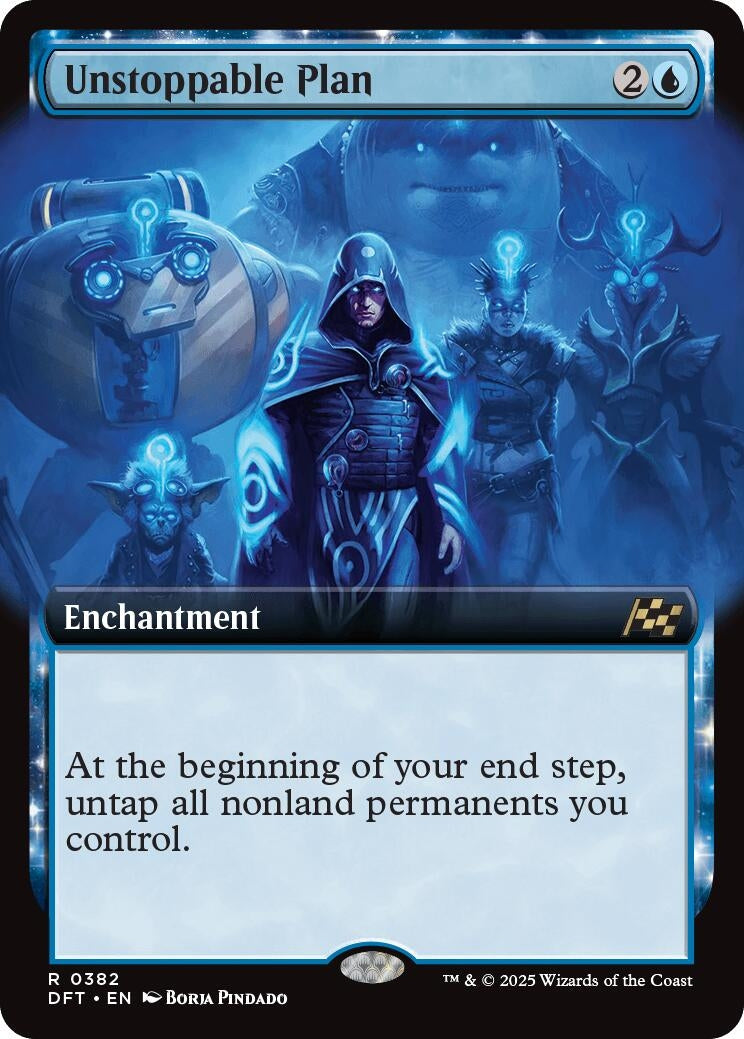 Image for Unstoppable Plan (Extended Art) (382) (DFT) - Magic: The Gathering