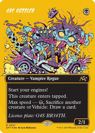 Image for Gas Guzzler (Borderless) (First-Place Foil) (537) (DFT) - Magic: The Gathering