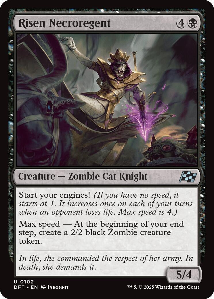 Image for Risen Necroregent (102) (DFT) - Magic: The Gathering