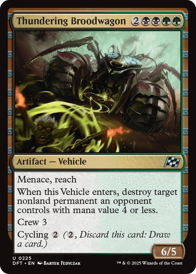 Image for Thundering Broodwagon (225) (DFT) - Magic: The Gathering