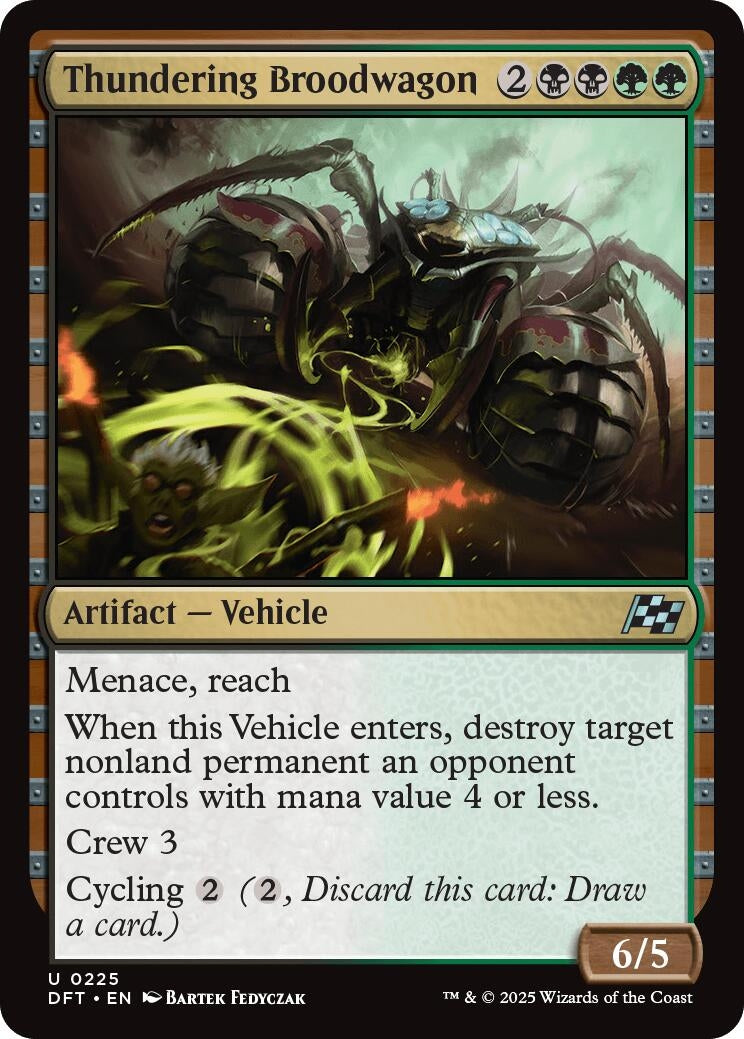 Image for Thundering Broodwagon (225) (DFT) - Magic: The Gathering