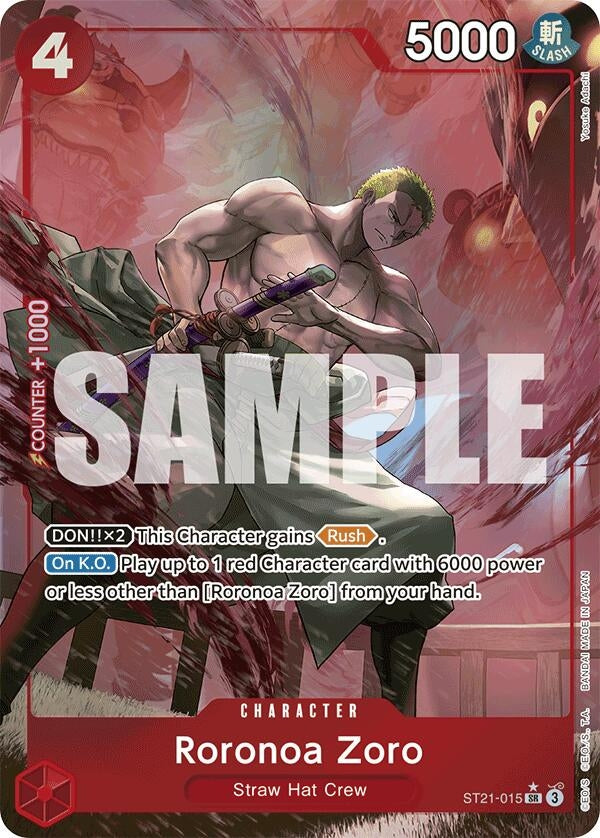 Roronoa Zoro (Parallel) (ST21-015) (Starter Deck EX: Gear 5)