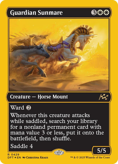 Image for Guardian Sunmare (First-Place Foil) (429) (DFT) - Magic: The Gathering