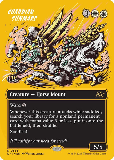 Image for Guardian Sunmare (Borderless) (First-Place Foil) (533) (DFT) - Magic: The Gathering