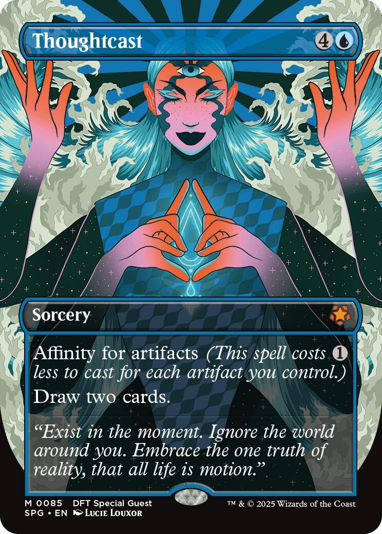 Image for Thoughtcast (Borderless) (85) (Special Guests) - Magic: The Gathering