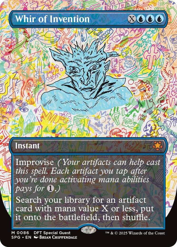 Image for Whir of Invention (Borderless) (86) (Special Guests) - Magic: The Gathering
