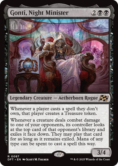 Image for Gonti, Night Minister (87) (DFT) - Magic: The Gathering