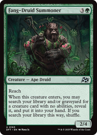 Image for Fang-Druid Summoner (163) (DFT) - Magic: The Gathering
