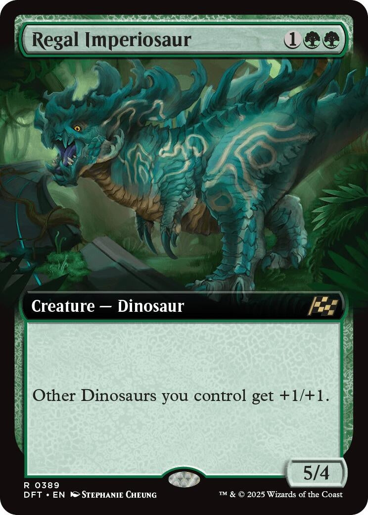 Image for Regal Imperiosaur (Extended Art) (389) (DFT) - Magic: The Gathering