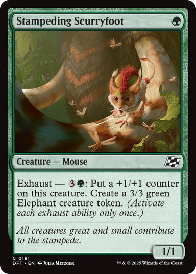 Image for Stampeding Scurryfoot (181) (DFT) - Magic: The Gathering