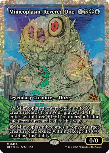 Image for Mimeoplasm, Revered One (Showcase) (Fracture Foil) (415) (DFT) - Magic: The Gathering