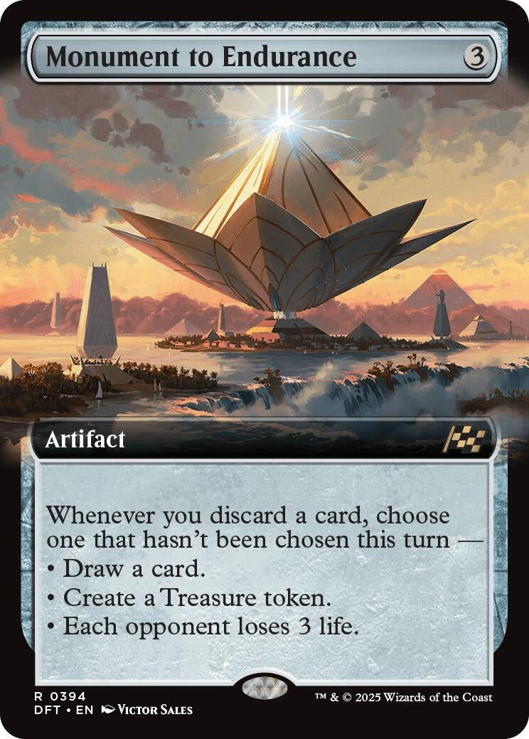 Image for Monument to Endurance (Extended Art) (394) (DFT) - Magic: The Gathering