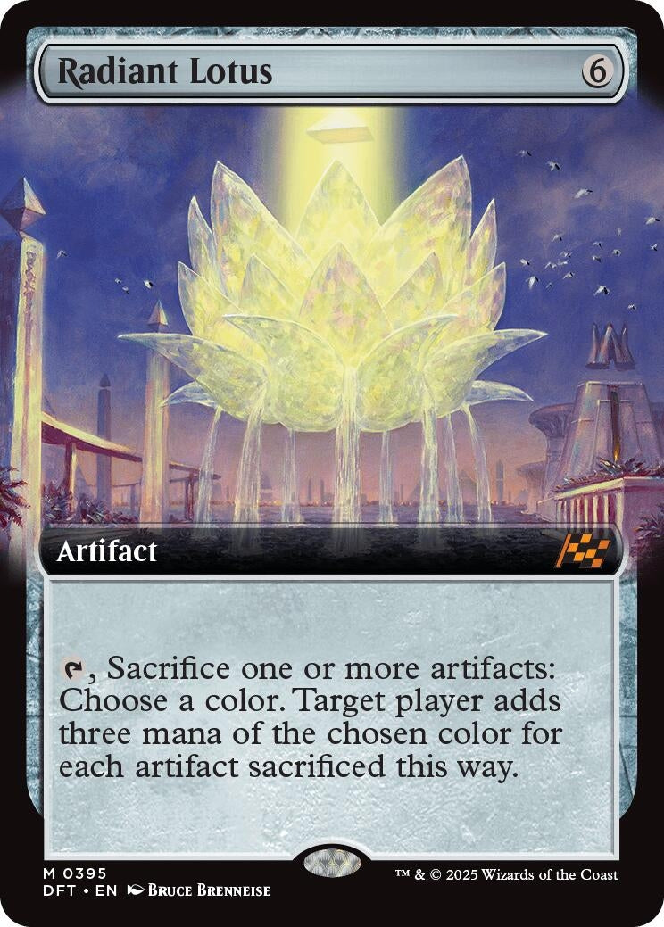 Image for Radiant Lotus (Extended Art) (395) (DFT) - Magic: The Gathering